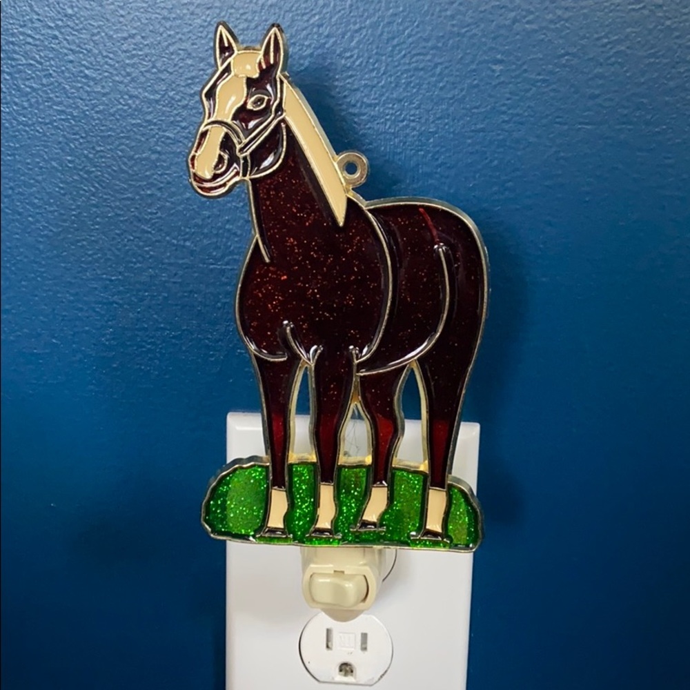 Stained Glass Horse Nightlight